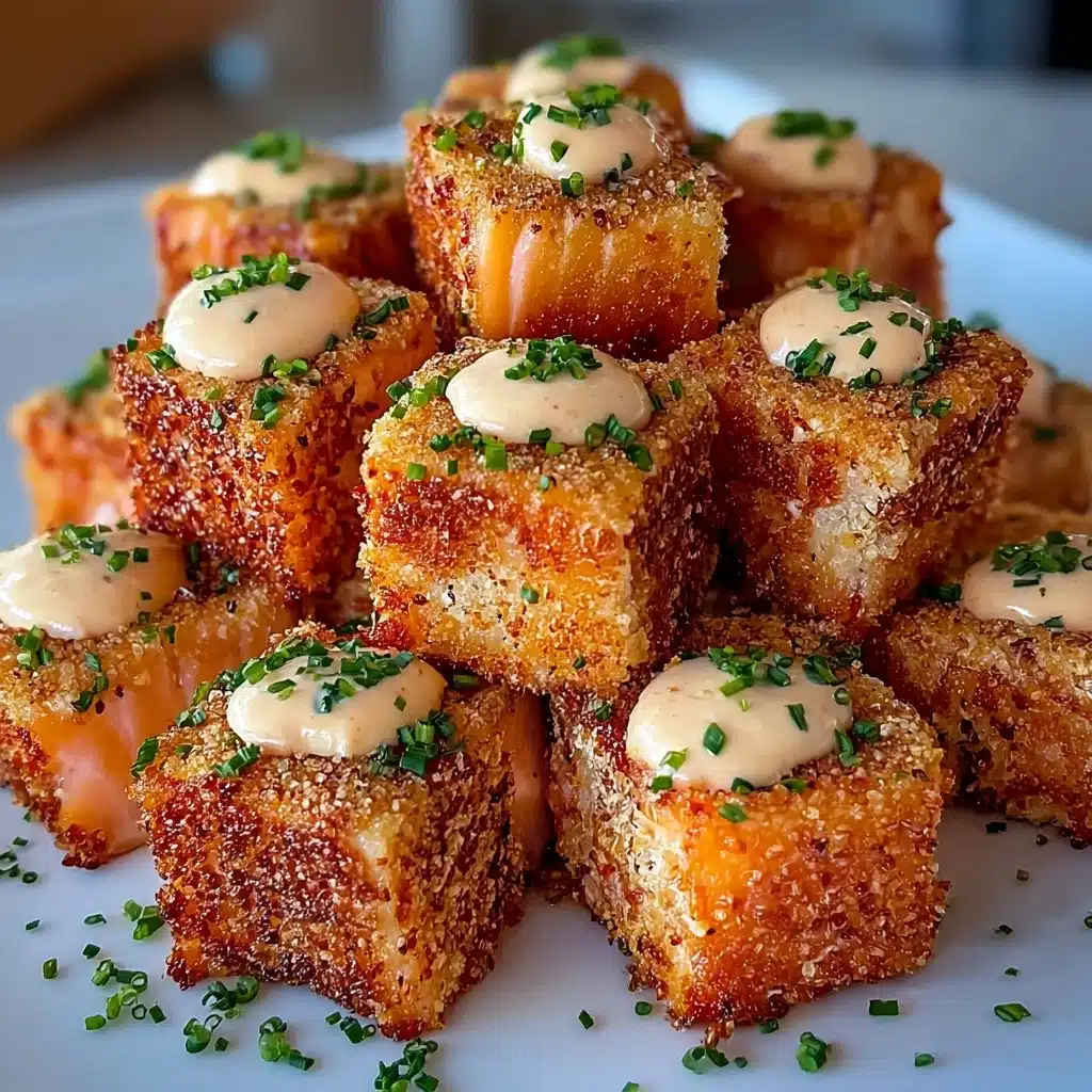 Crispy Bang Bang Salmon Bites Recipe