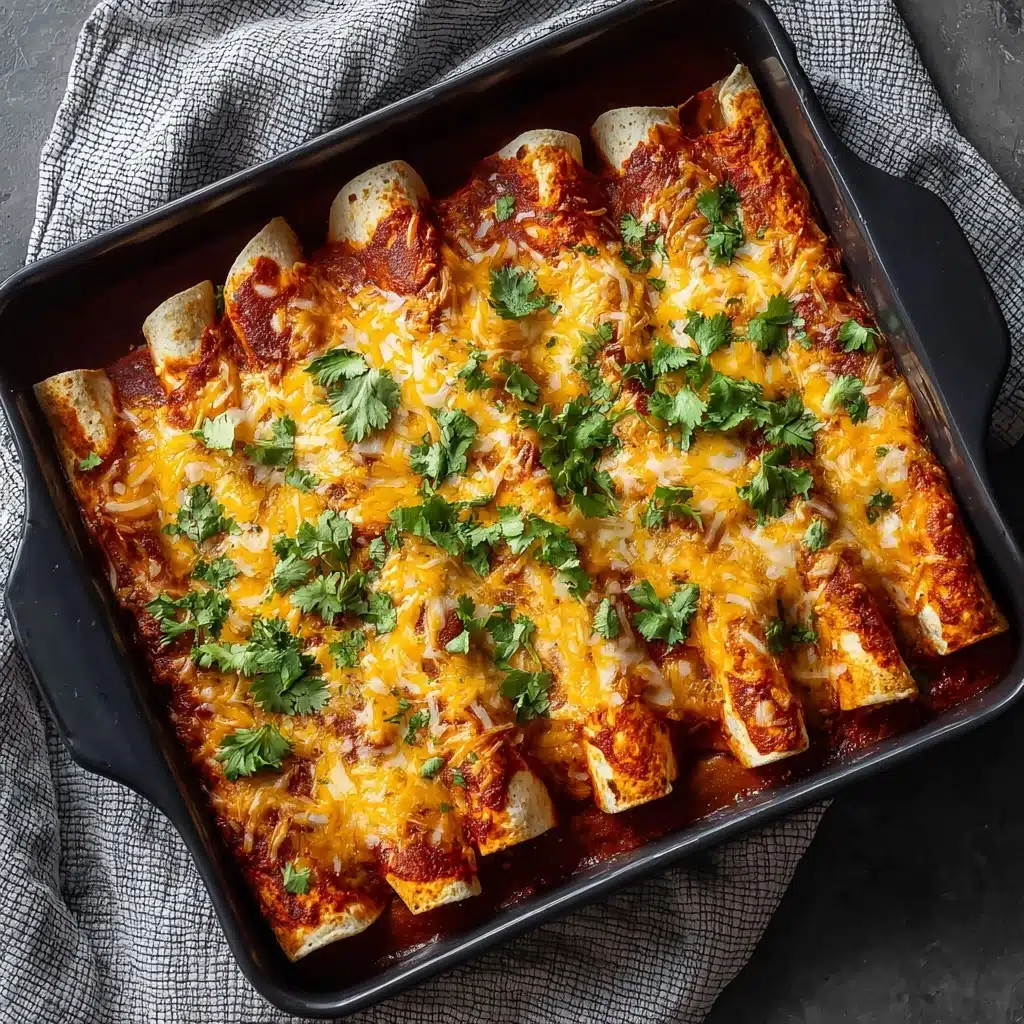 Ground Turkey Black Bean Enchiladas Recipe - Recipe Image