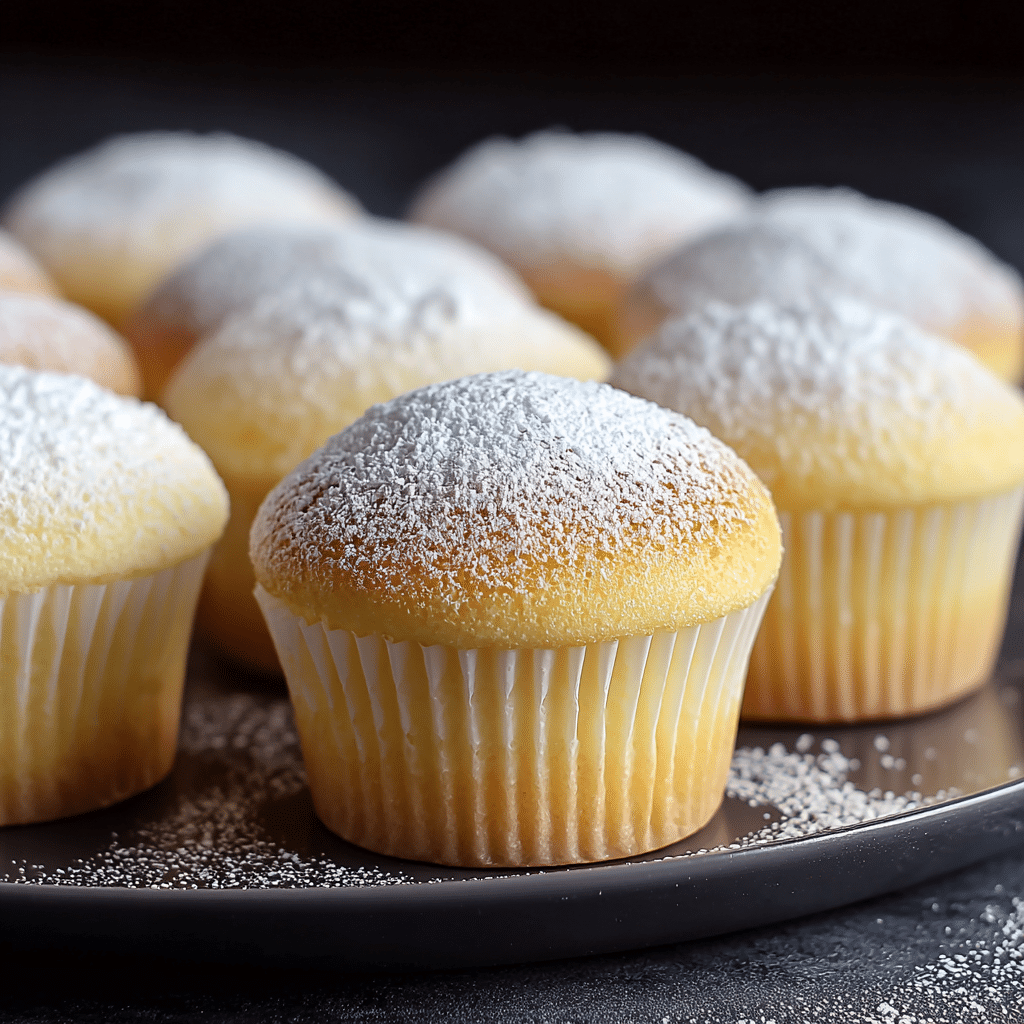 Fluffy Japanese Cotton Cheesecake Cupcakes Recipe