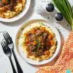 Fall Apple Cider Stew over Mashed Potatoes Recipe