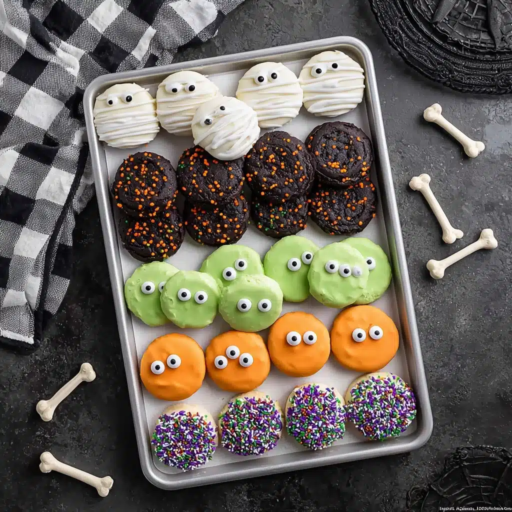 Easy Halloween Dipped Oreo Cookies Recipe - Recipe Image