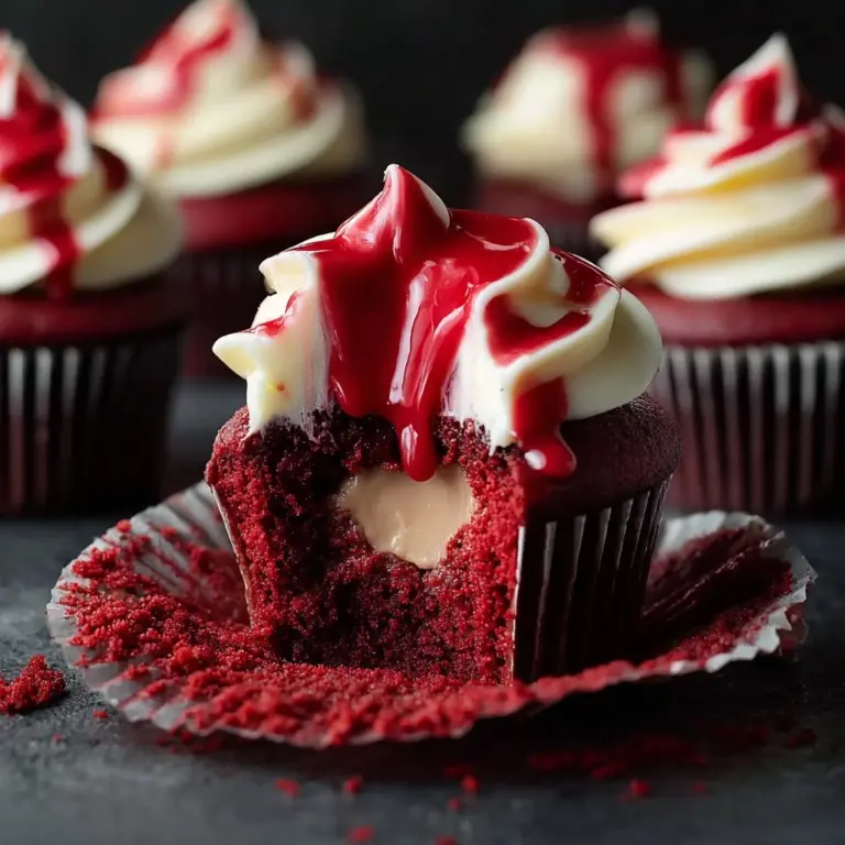 Halloween Vampire Bite Cupcakes Recipe