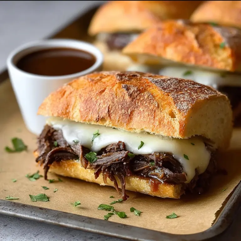 Crockpot French Dip Sandwiches Recipe