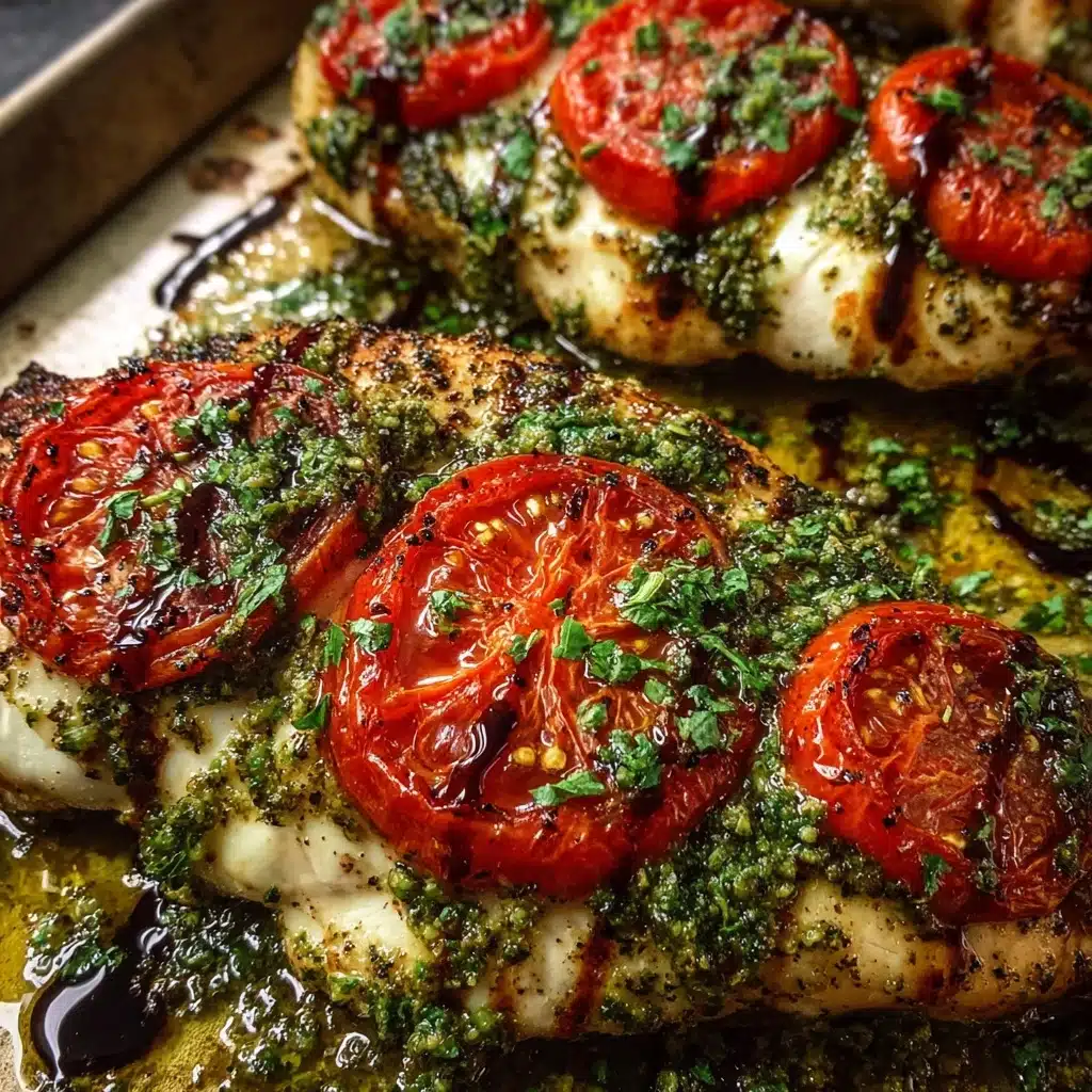 Baked Pesto Caprese Chicken Recipe - Recipe Image