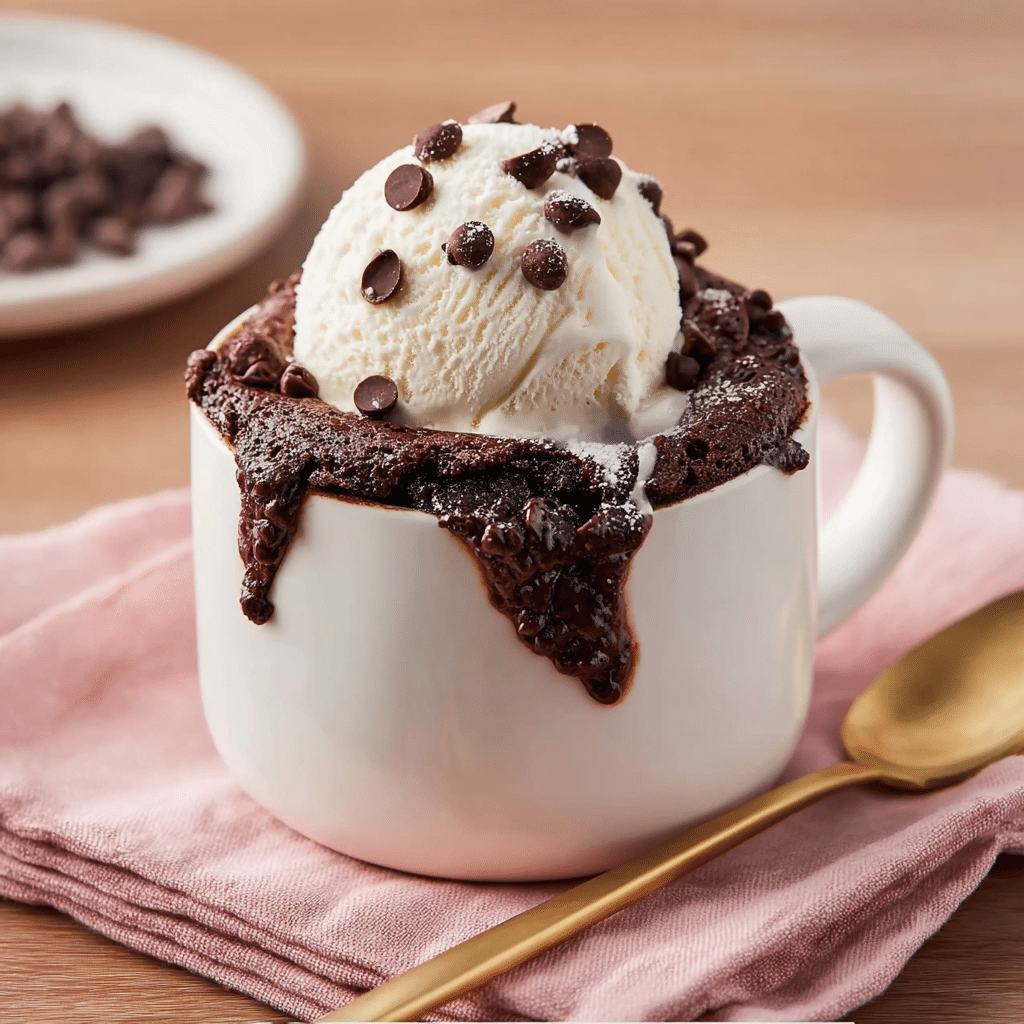 Brownie Mug Cake Recipe - Recipe Image