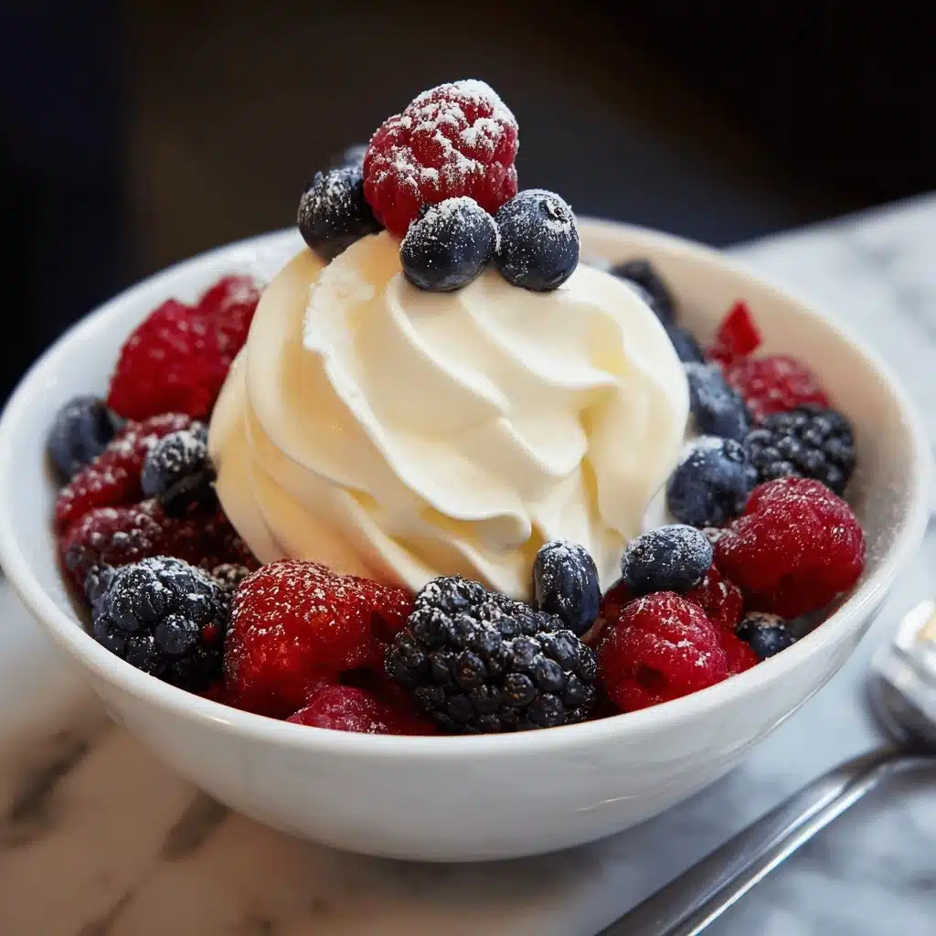 Bavarian Cream and Berries Recipe - Recipe Image
