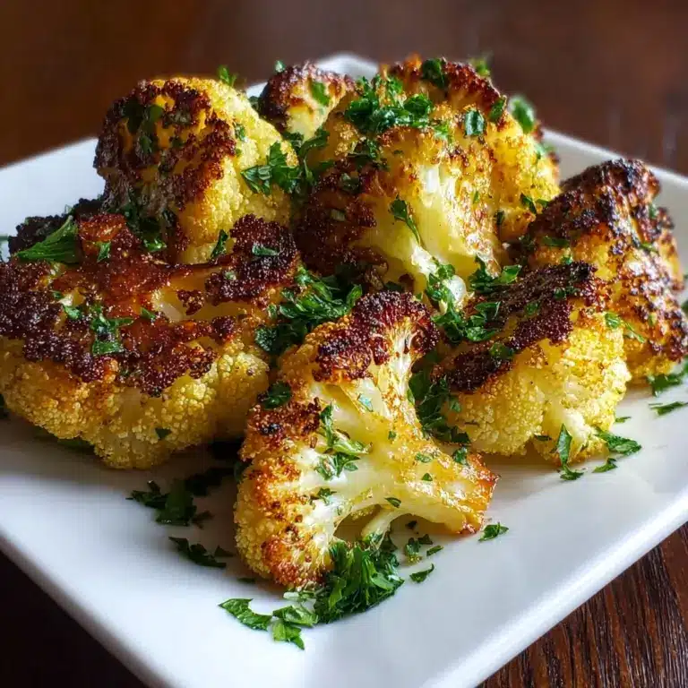Crispy Roasted Cauliflower Recipe