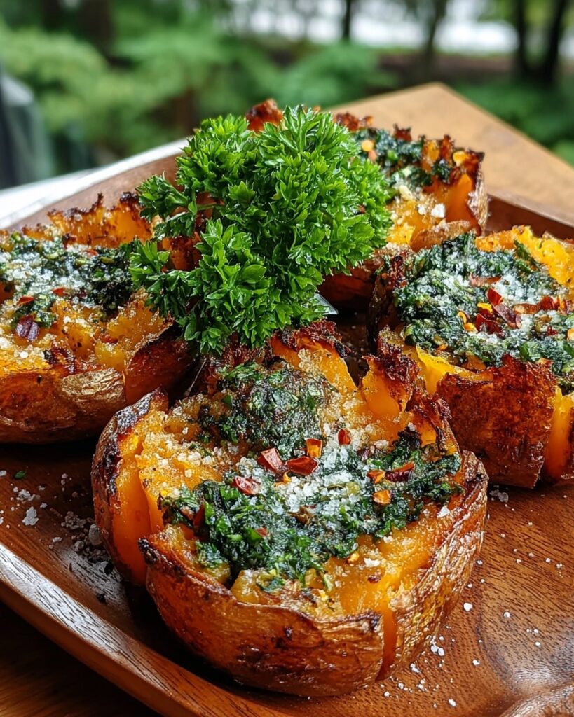 Garlic Parmesan Sweet Potato Wedges Recipe