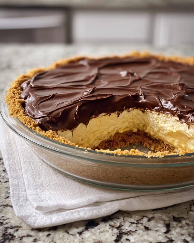Chocolate Peanut Butter Cream Pie Recipe