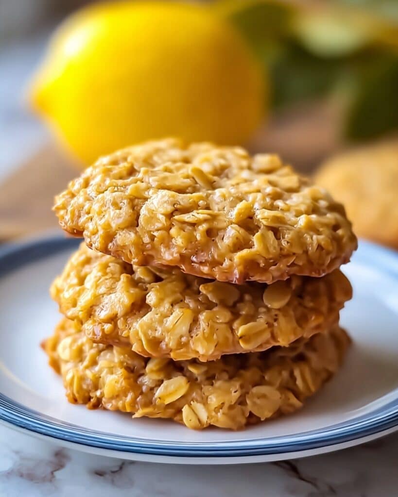Lemon Oatmeal No-Bake Cookies Recipe