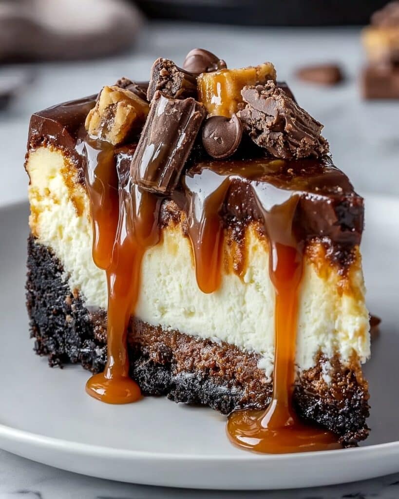 Caramel Brownie Cheesecake Recipe