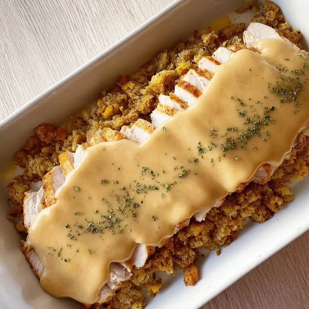 Easy Turkey & Stuffing Roll Recipe - Recipe Image