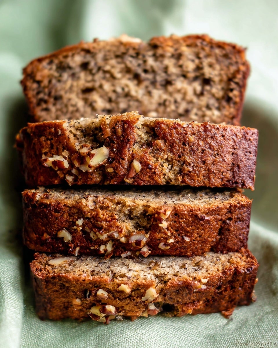 A loaf of carrot bread is shown on a round black cooling rack placed on a white marbled surface. The bread has a rich brown color with a slightly rough texture, showing bits of shredded orange carrot and pieces of walnuts throughout. Three slices are cut from the loaf, two resting close to the main loaf and one slice positioned further back on the rack, showing the moist interior filled with small nut and carrot pieces. The top of the loaf is slightly cracked and has a golden glazed look. photo taken with an iphone --ar 4:5 --v 7