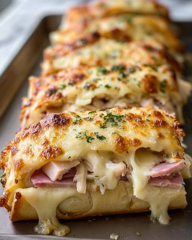 Chicken Cordon Bleu Stromboli Recipe