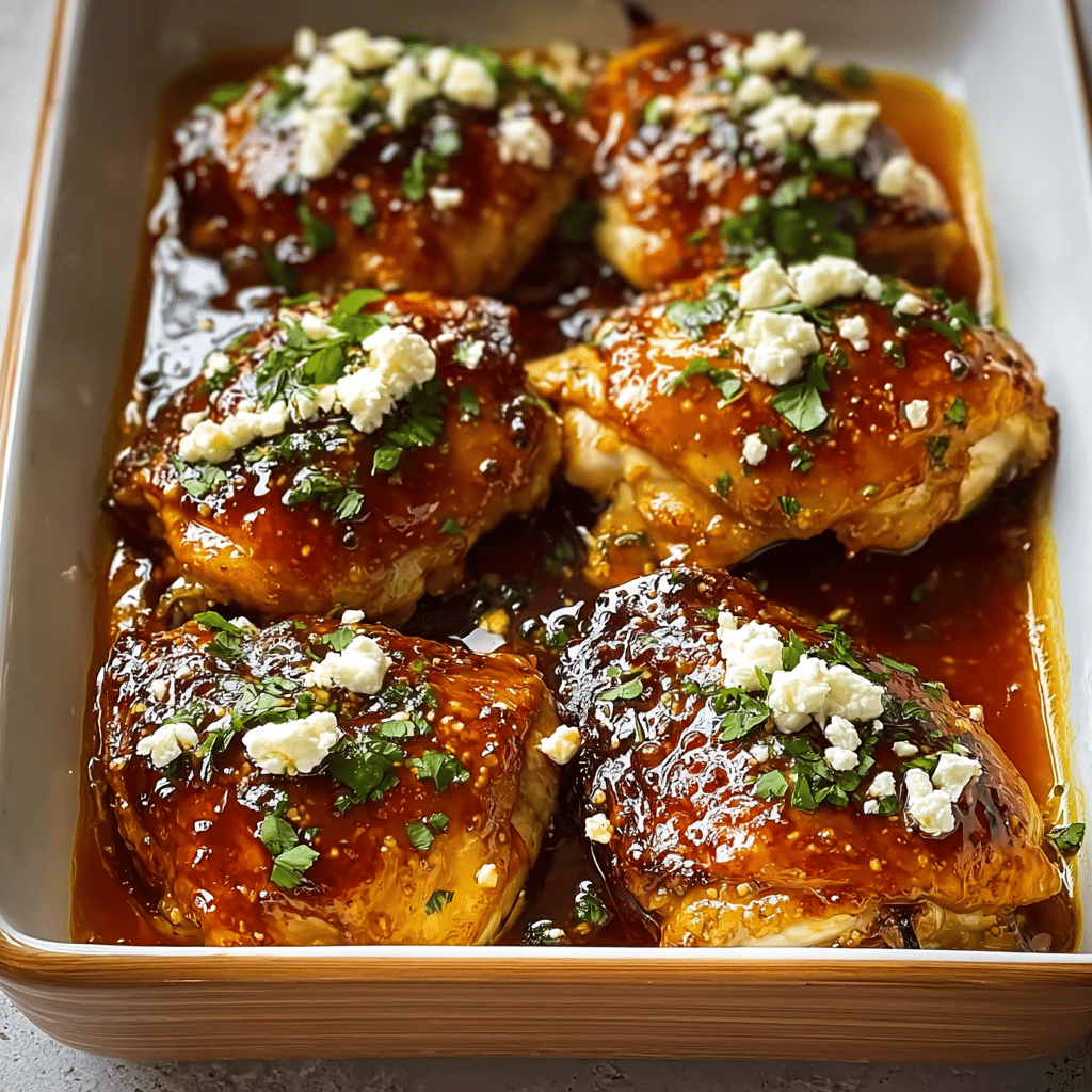 Hot Honey Feta Chicken Dish Recipe - Recipe Image