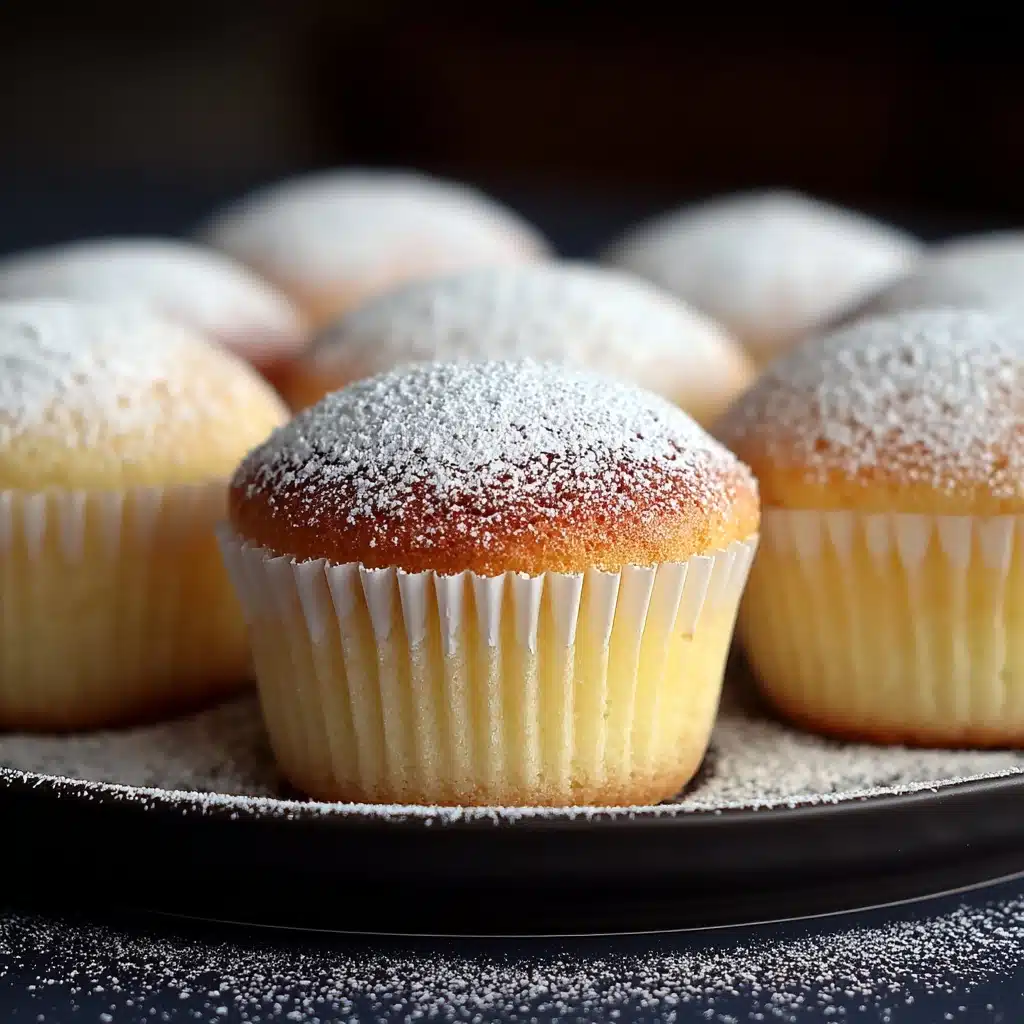 Fluffy Japanese Cotton Cheesecake Cupcakes Recipe - Recipe Image