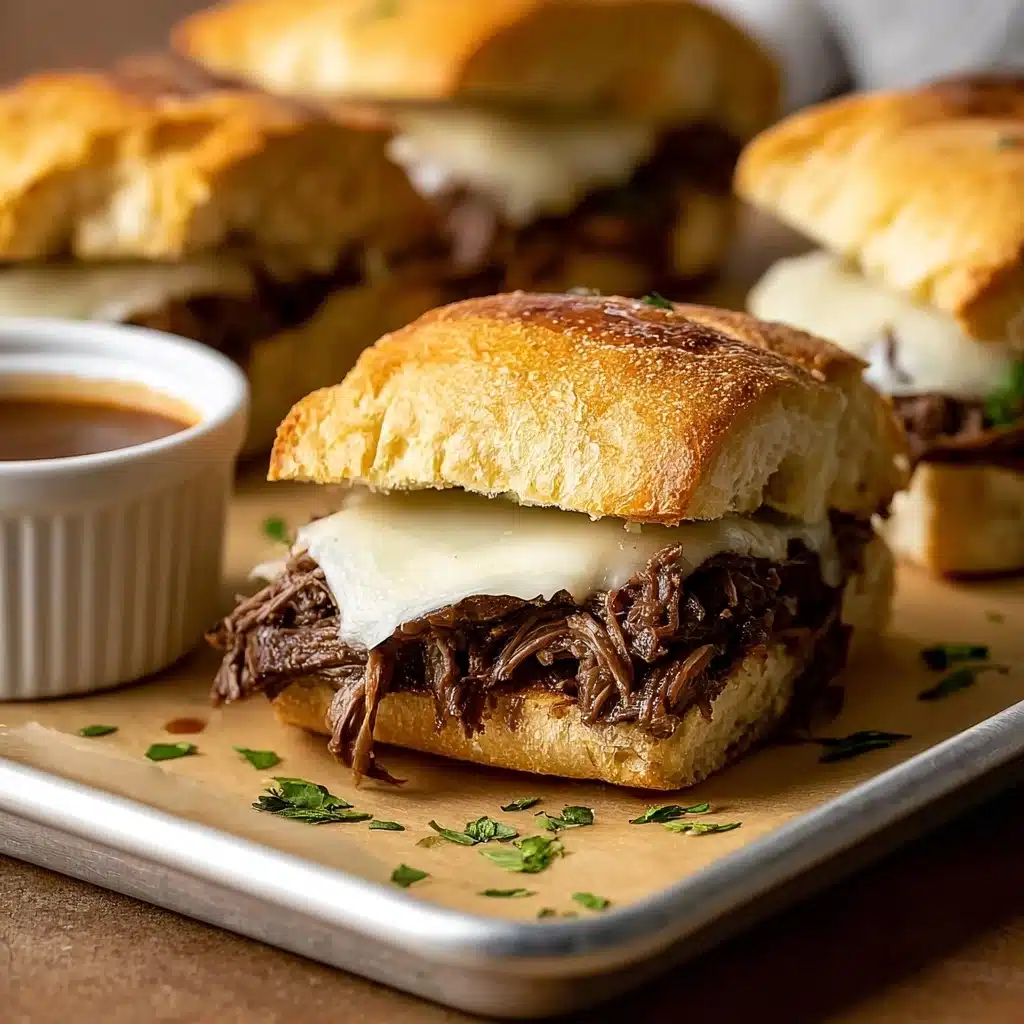 Crockpot French Dip Sandwiches Recipe - Recipe Image