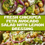 Chickpea Feta Avocado Salad Recipe