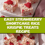 Strawberry Shortcake Rice Krispie Treats Recipe