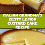 Italian Grandma’s Lemon Custard Cake Recipe