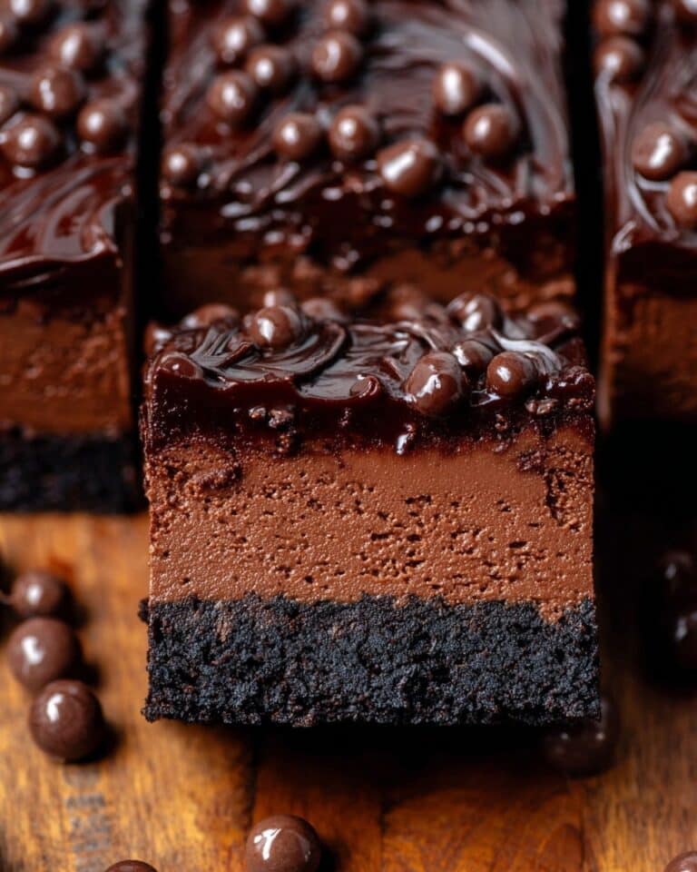 Chocolate Cheesecake Bars Recipe