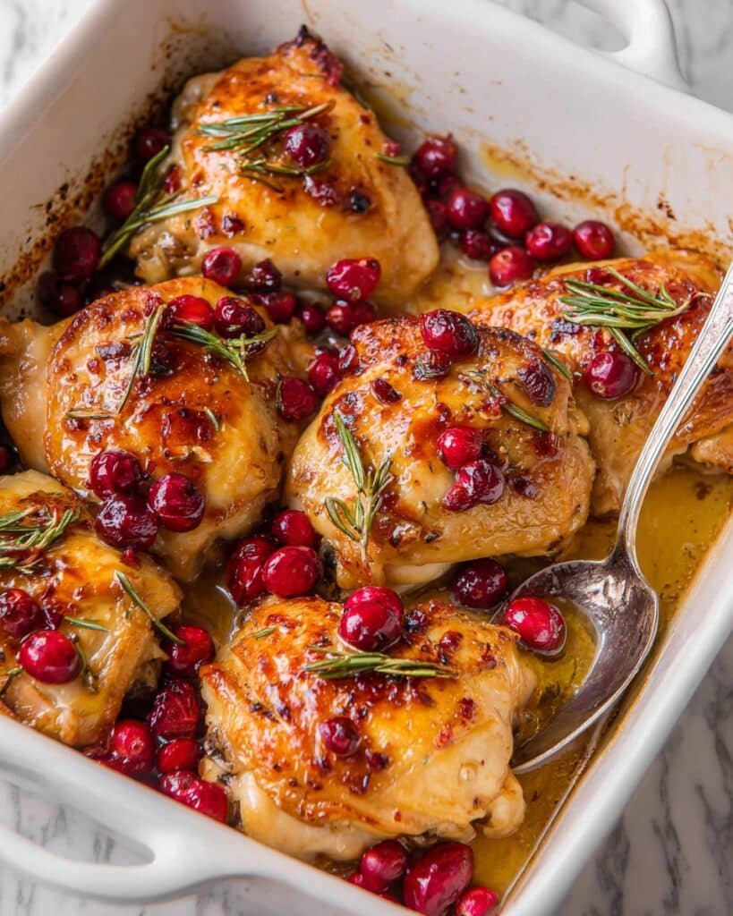 Baked Cranberry Rosemary Chicken Recipe