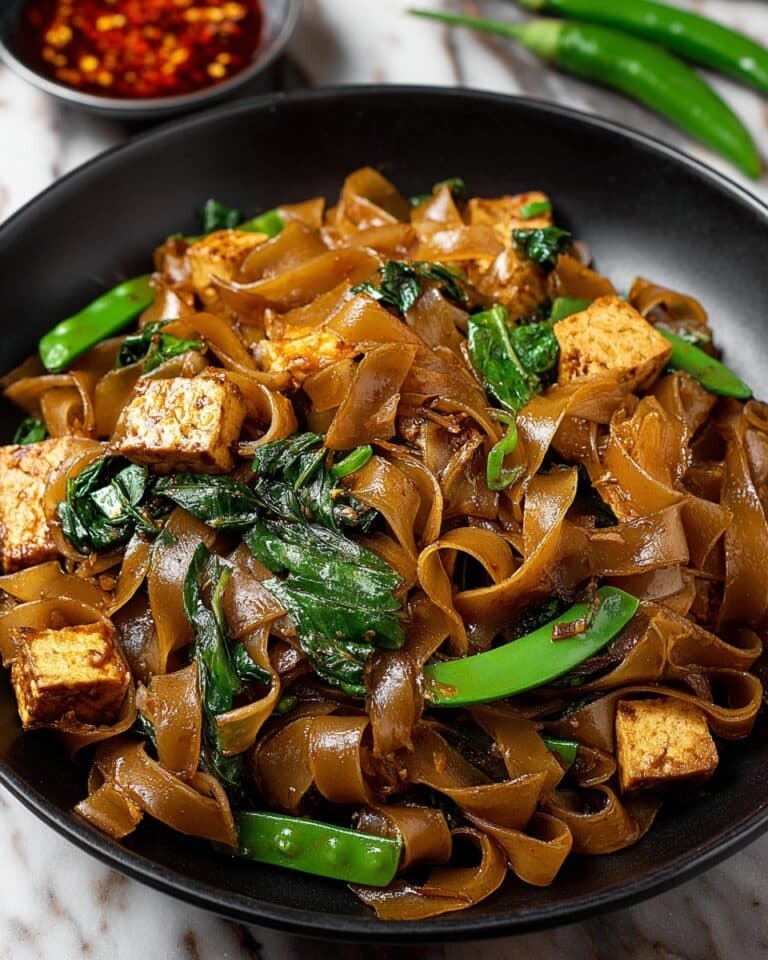 Street Style Thai Drunken Noodles Recipe