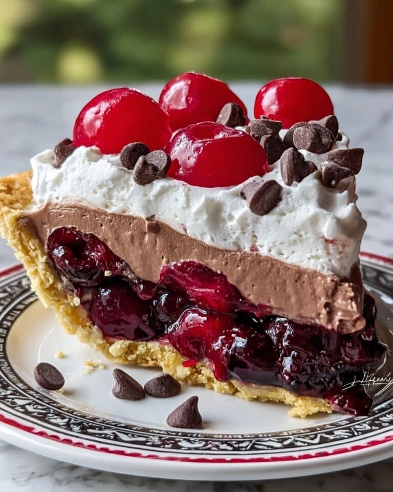 Chocolate Cherry Cream Pie Recipe