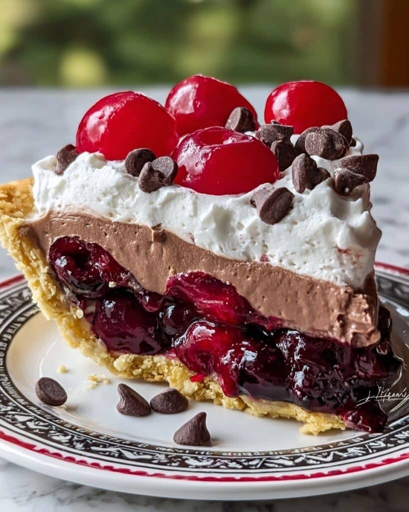 Chocolate Cherry Cream Pie Recipe
