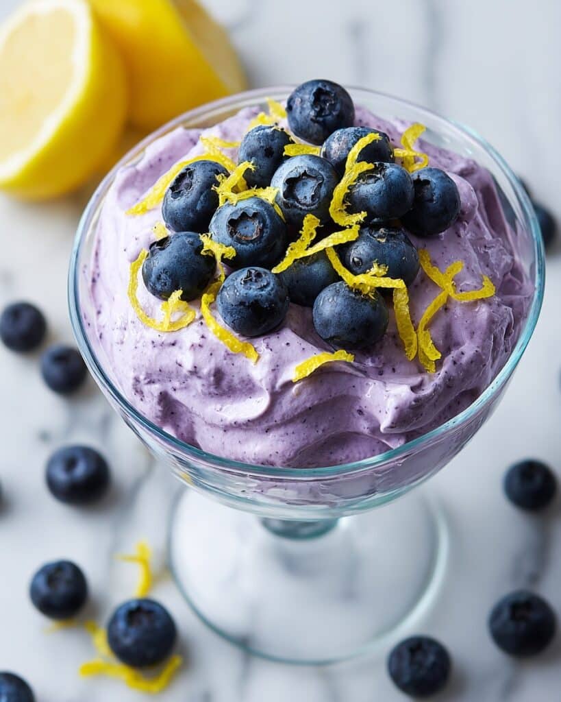 Blueberry Cottage Cheese Mousse Recipe