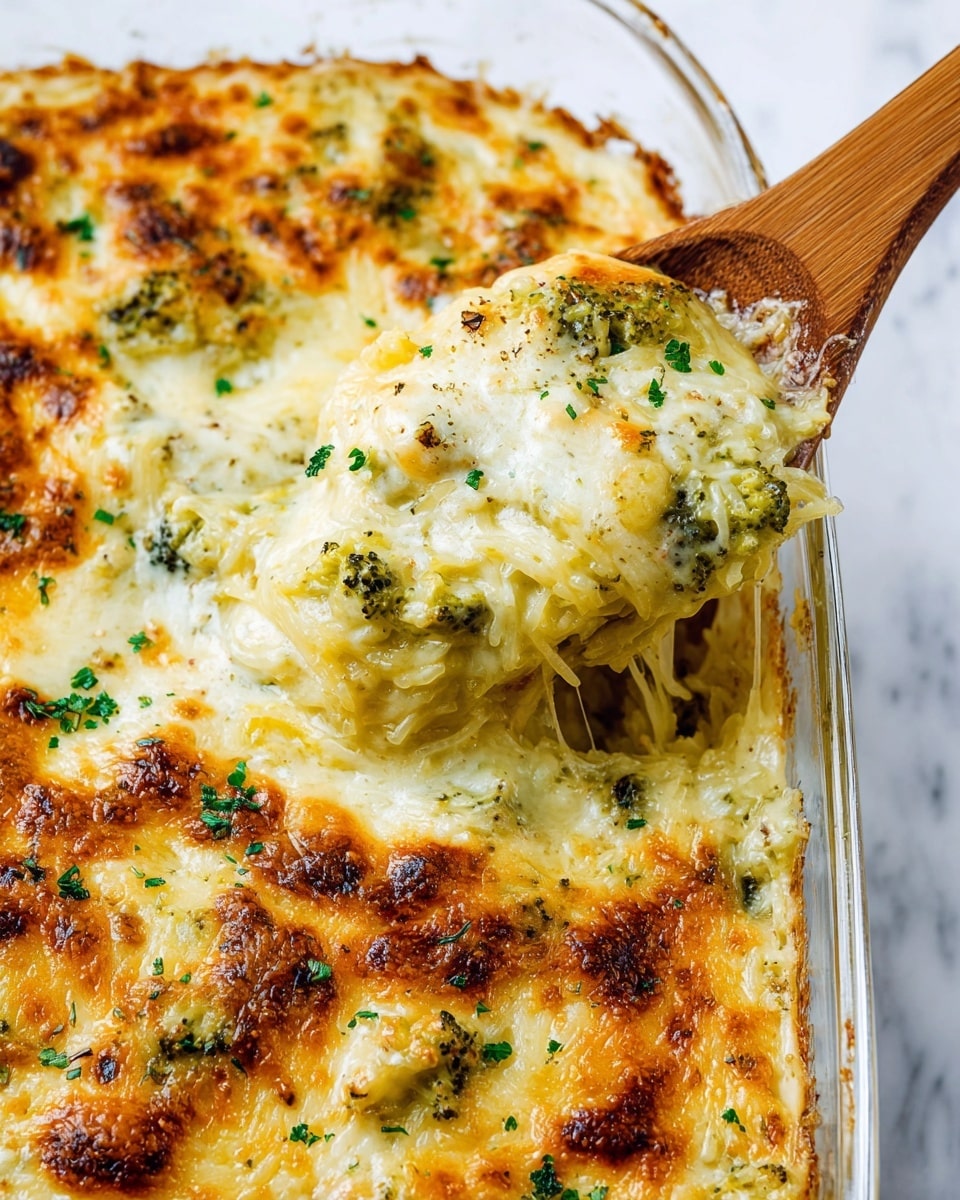 Alfredo Spaghetti Squash Casserole Recipe