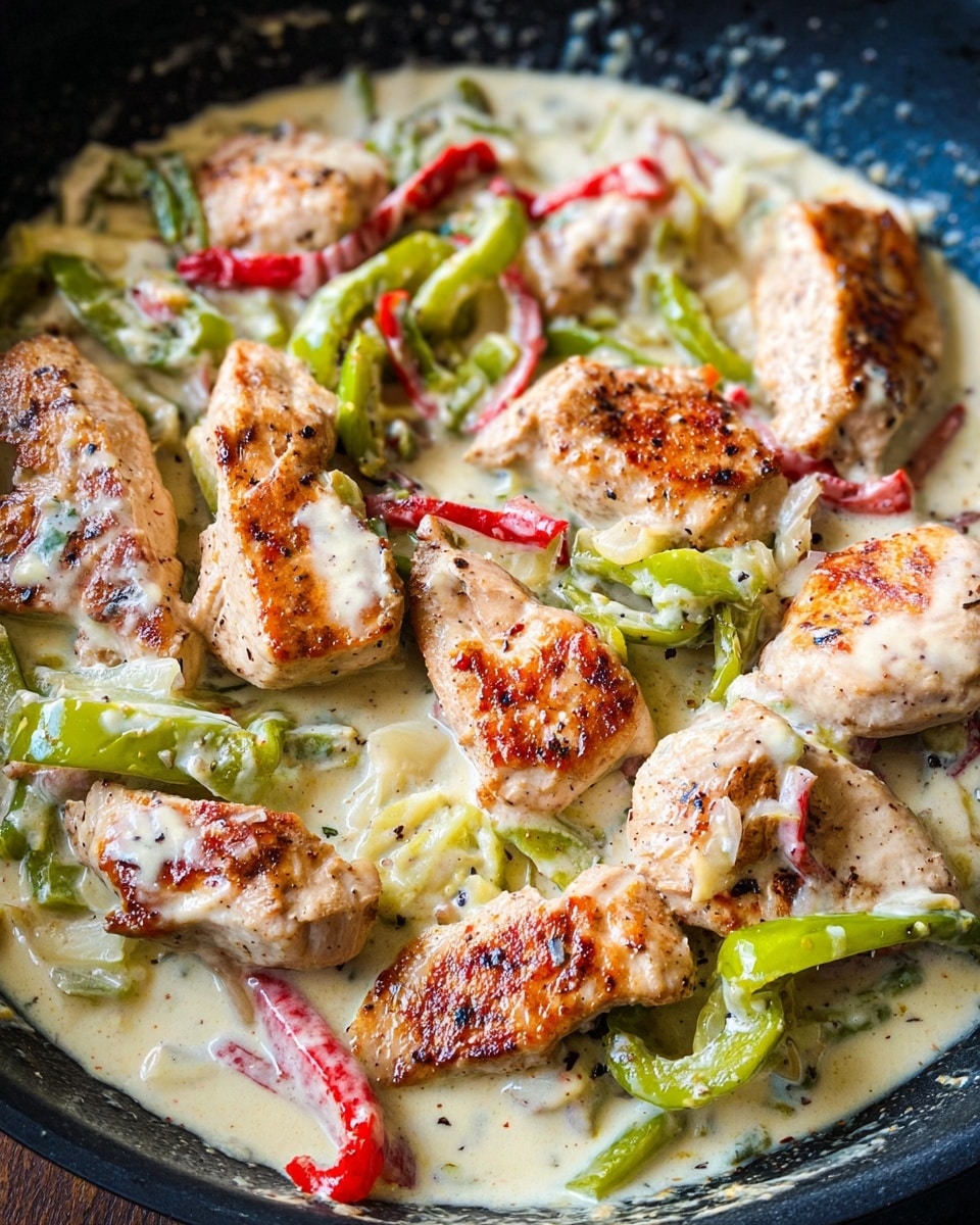 Creamy Pepperoncini Chicken Skillet Recipe