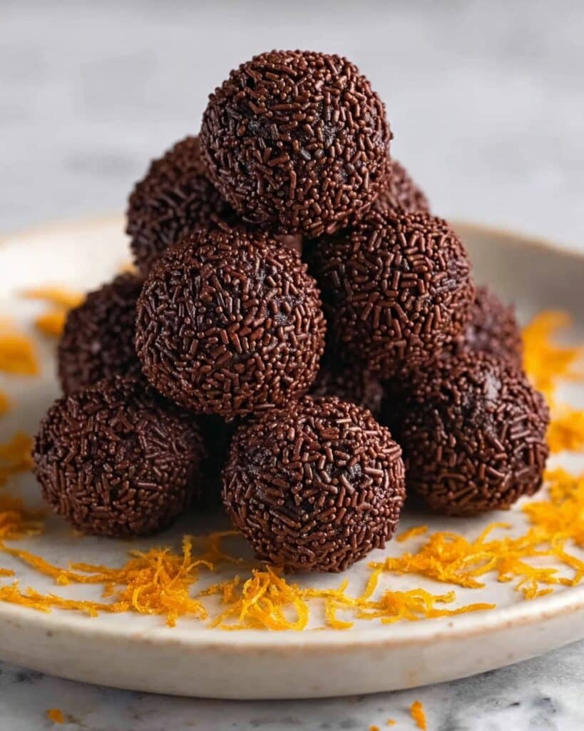 Juicy Orange Chocolate Christmas Truffles Recipe