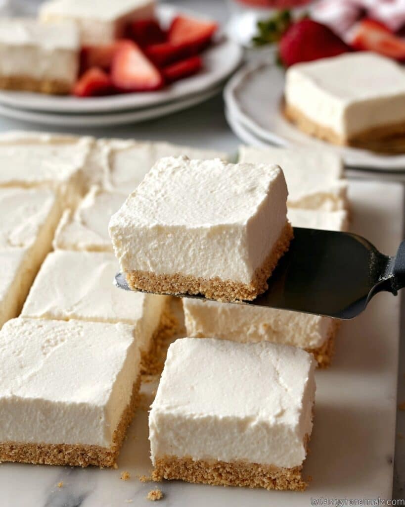 No-Bake Greek Yogurt Cheesecake Squares Recipe