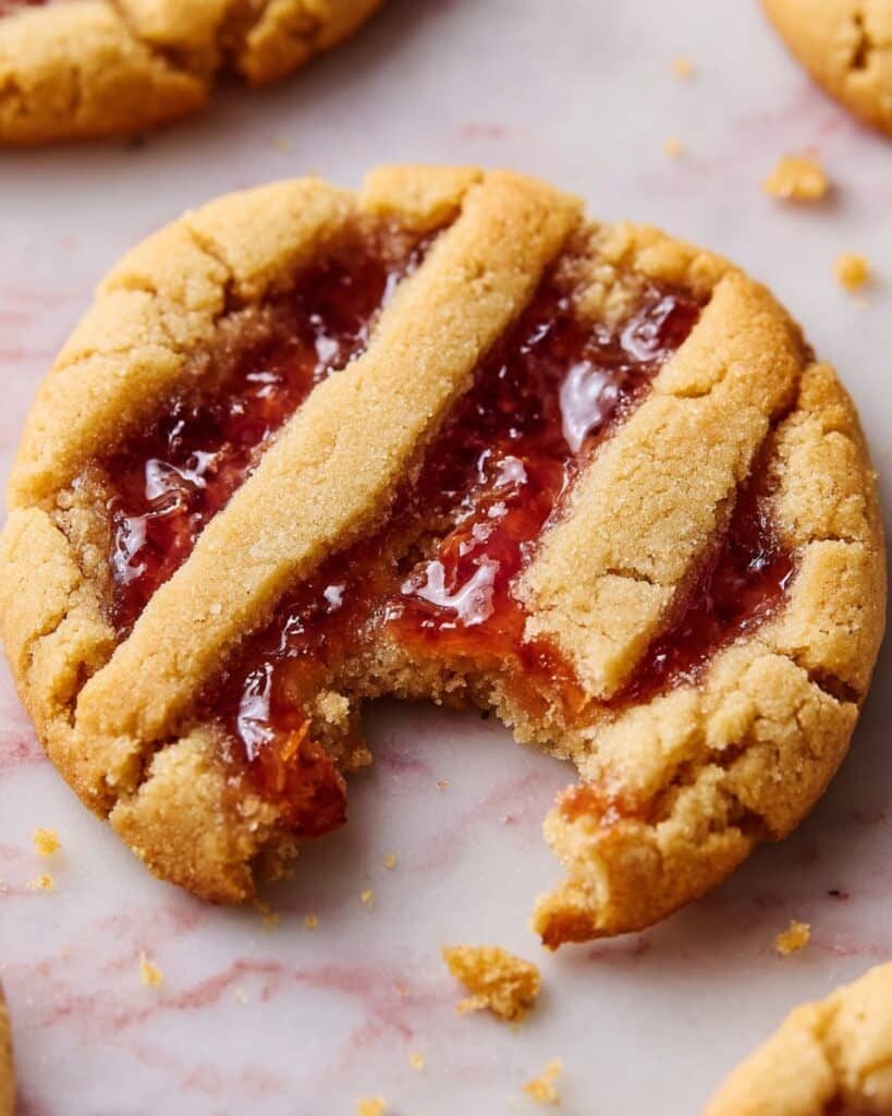 Peanut Butter and Jelly Cookies Recipe