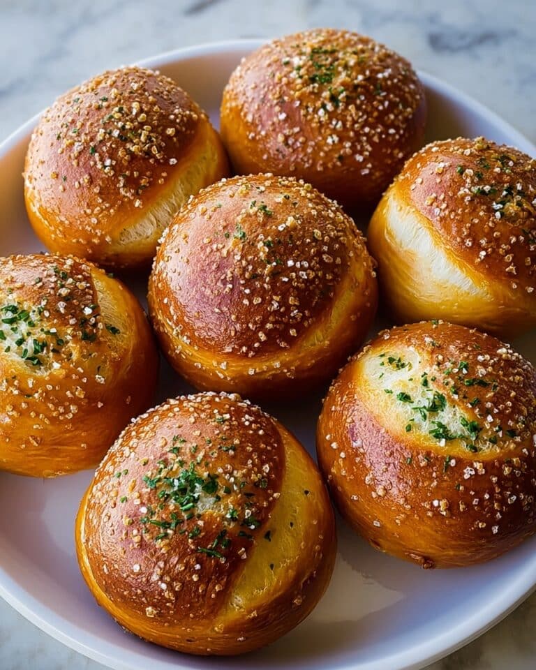 Pretzel Bread Bowls Recipe