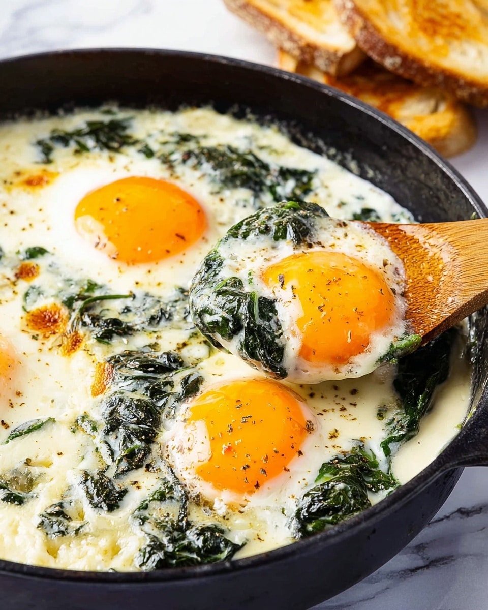 Baked Eggs Florentine Recipe
