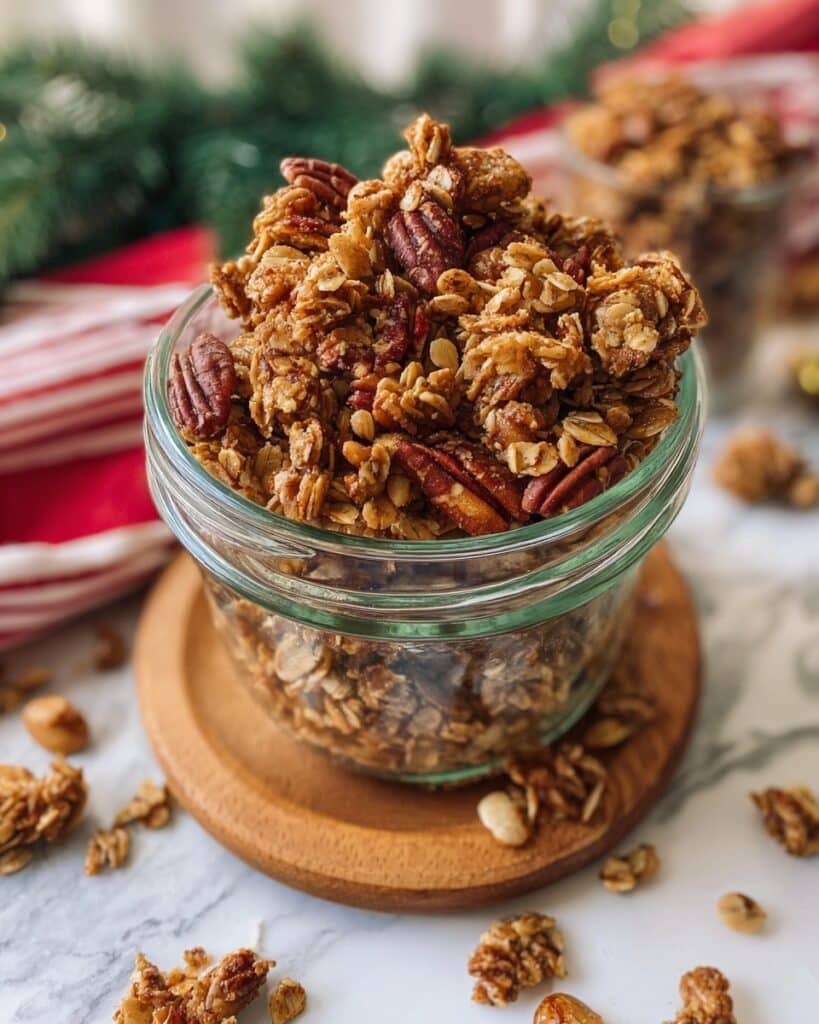 Holiday Gingerbread Granola Recipe