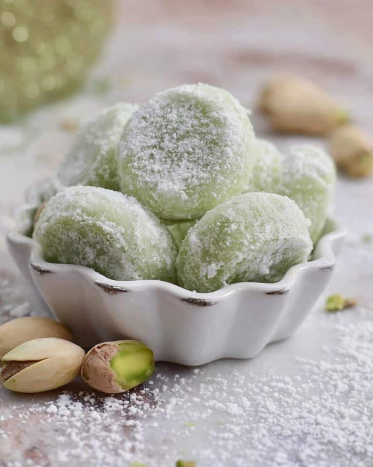 Pistachio Wedding Cookies Recipe