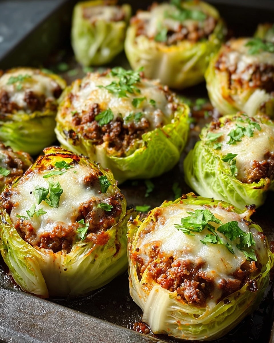 Oven-Baked Cabbage Burgers Recipe