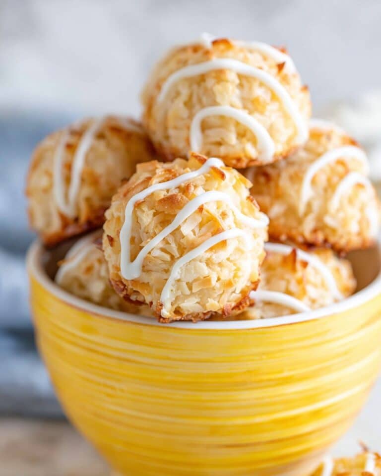 Lemon Coconut Macaroons Recipe