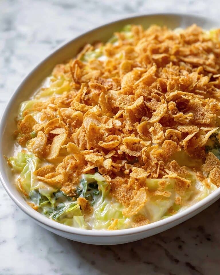 Baked Cabbage Casserole with Ritz Crackers Recipe