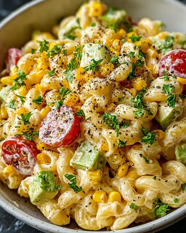 Mexican Street Corn Pasta Salad Recipe