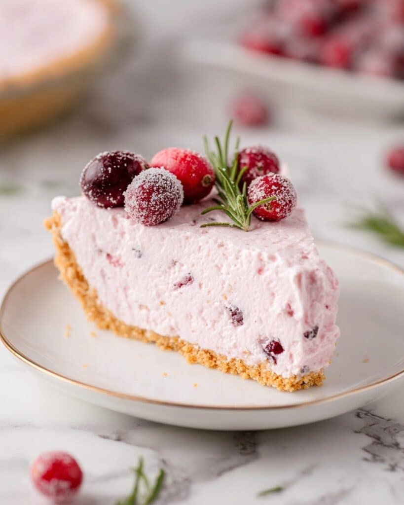 No-Bake Cranberry Pie Recipe