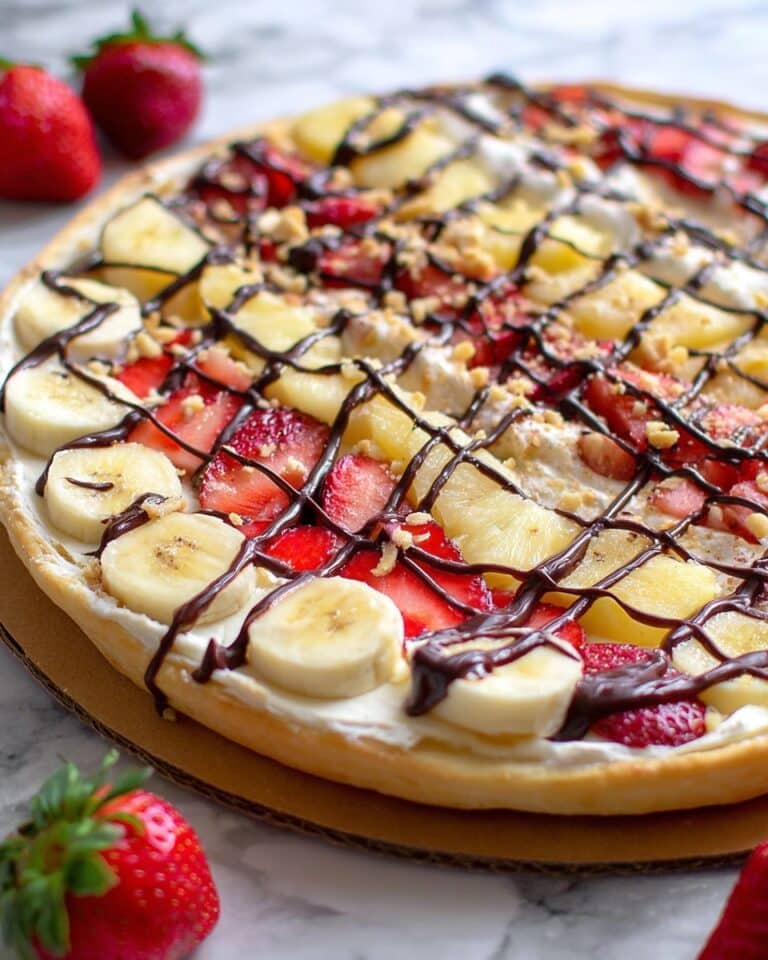 Banana Split Fruit Pizza Recipe