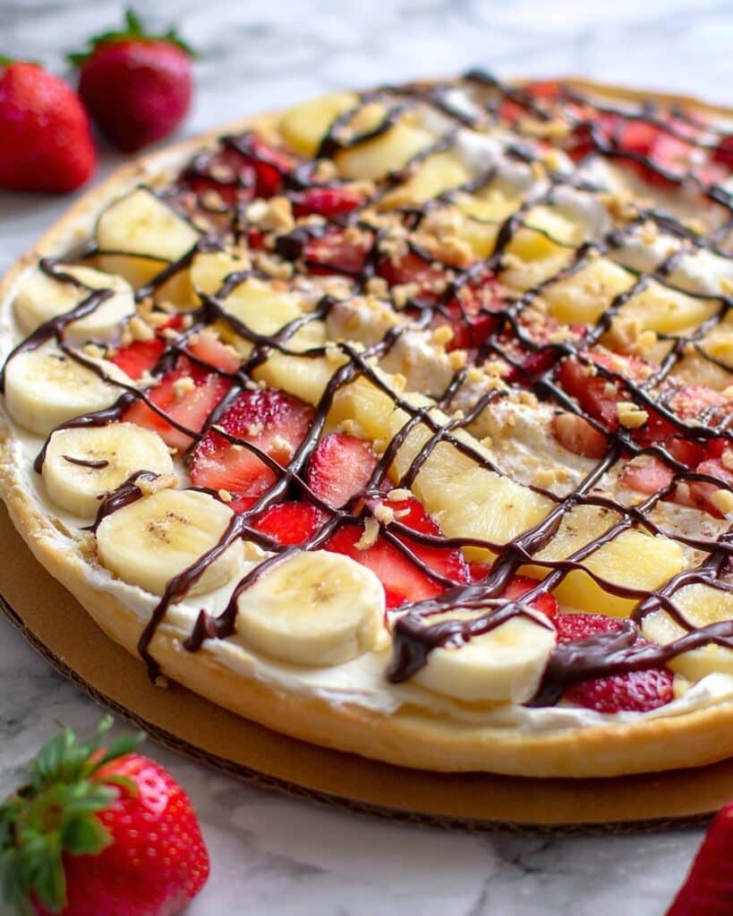 Banana Split Fruit Pizza Recipe
