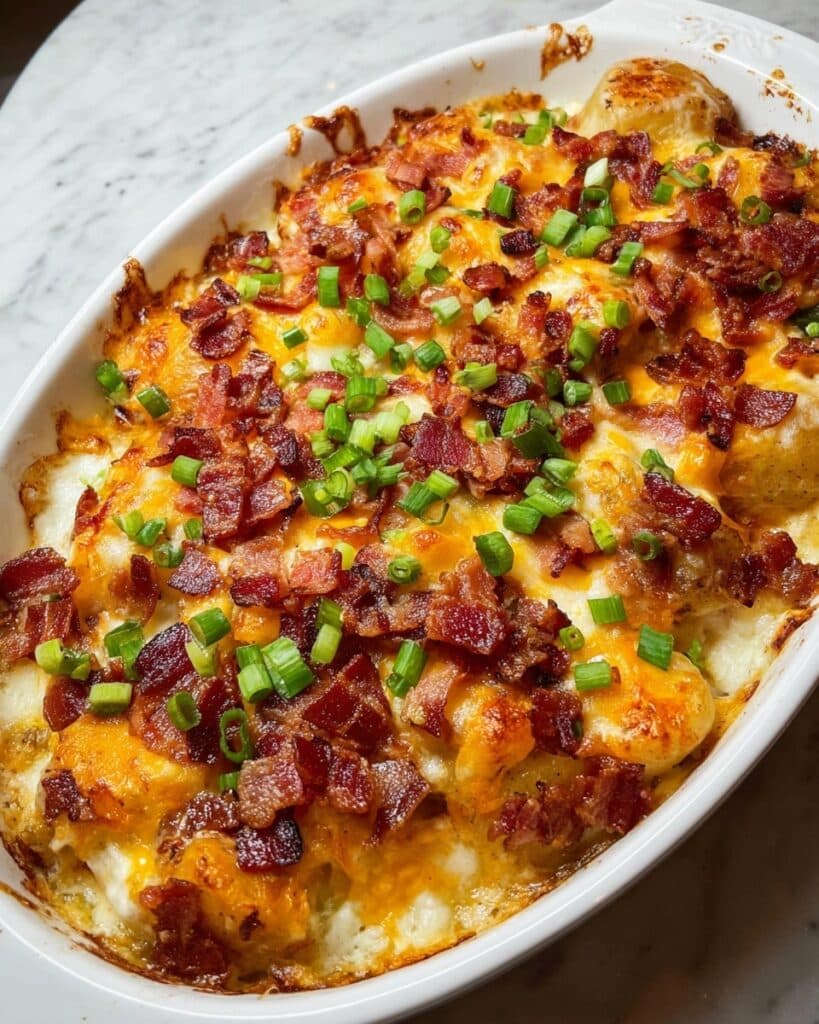 Loaded Chicken and Potatoes Casserole Recipe
