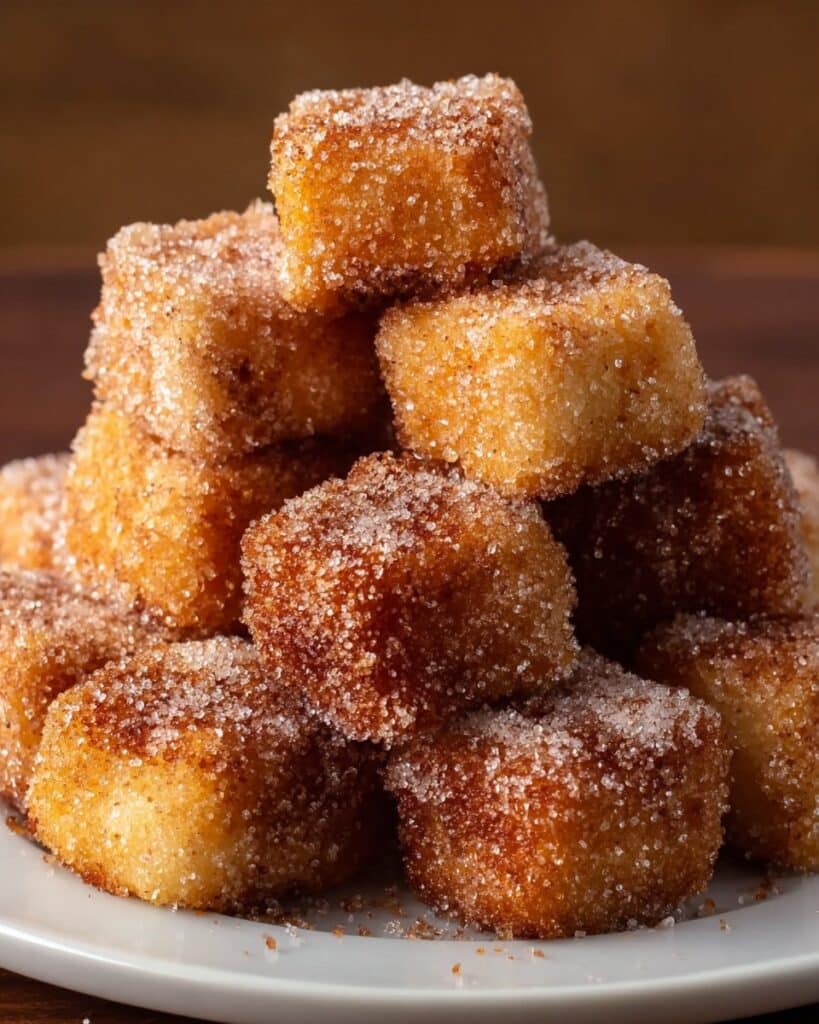 Crispy Angel Cake Churro Bites Recipe
