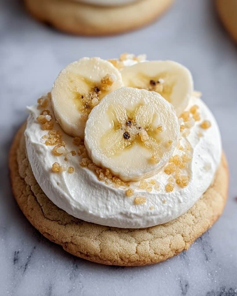 Crumbl Banana Cream Pie Cookies Recipe