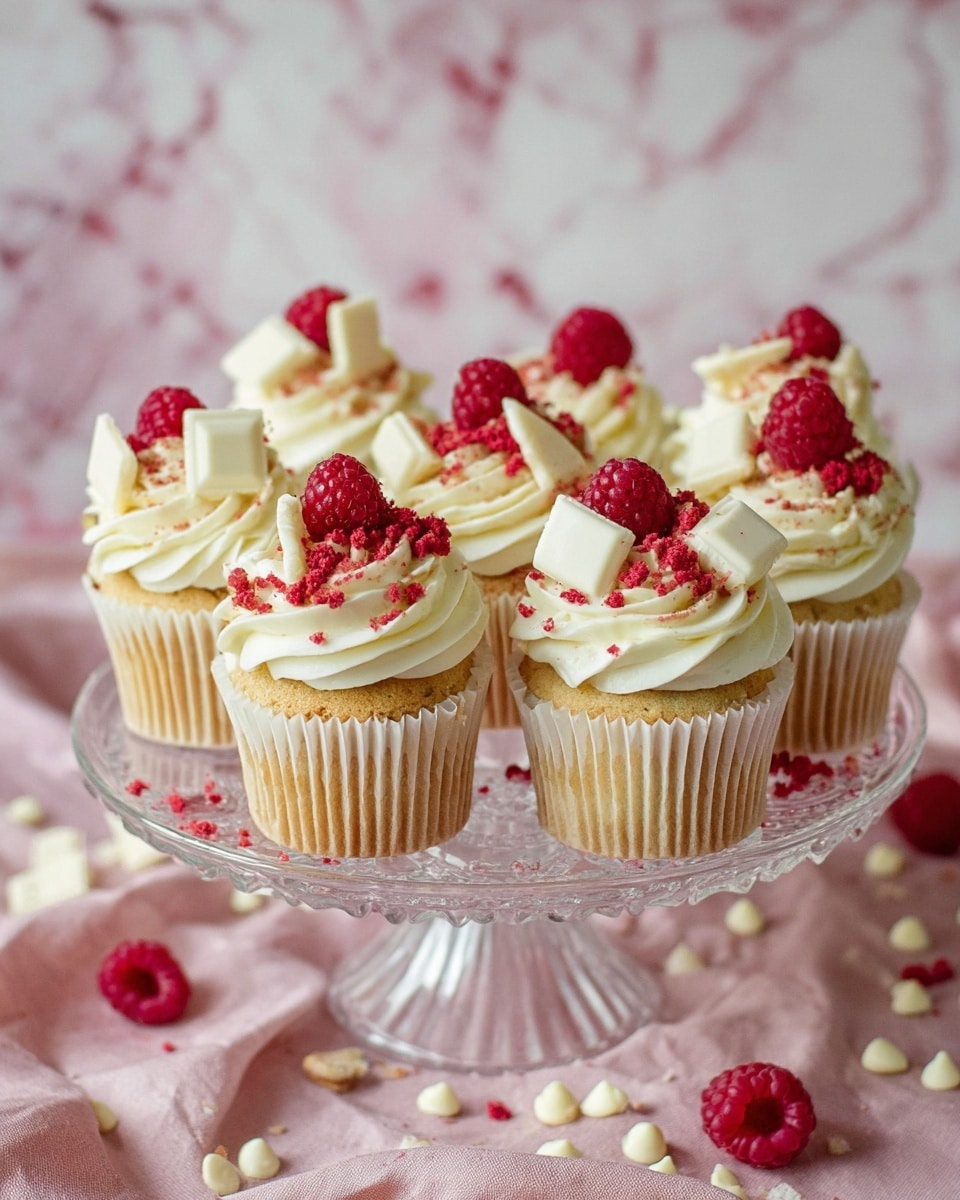 White Chocolate Raspberry Cupcakes Recipe